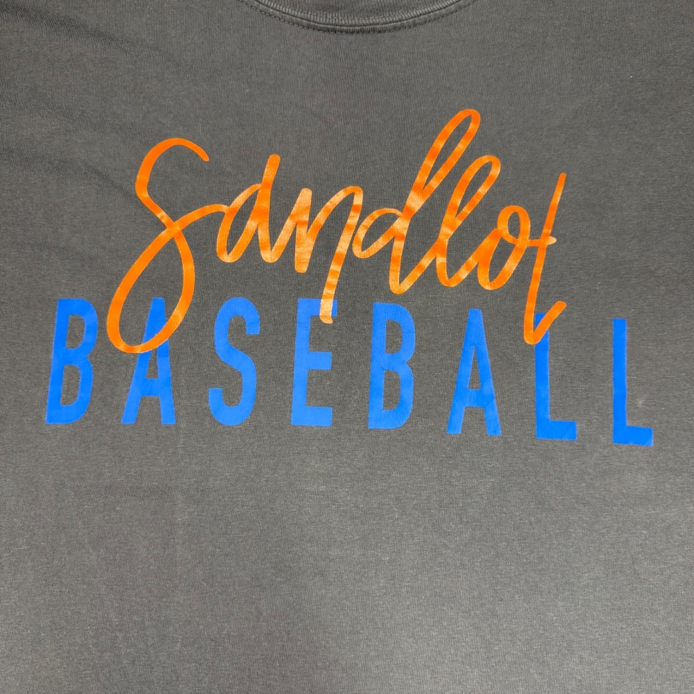 Sandlot Baseball Long Sleeve T-Shirt Mens XL Gray Comfort Colors Movie Fans - Picture 3 of 10